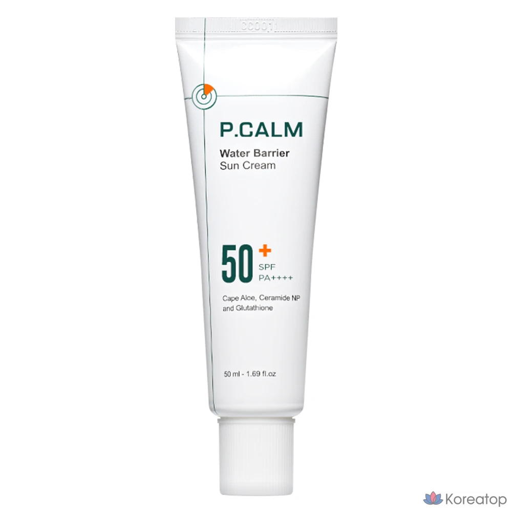 Солнцезащитный крем P.CALM Water Barrier Moisture Calming Sun Cream SPF50+ PA++++, 50 мл, 1 шт.