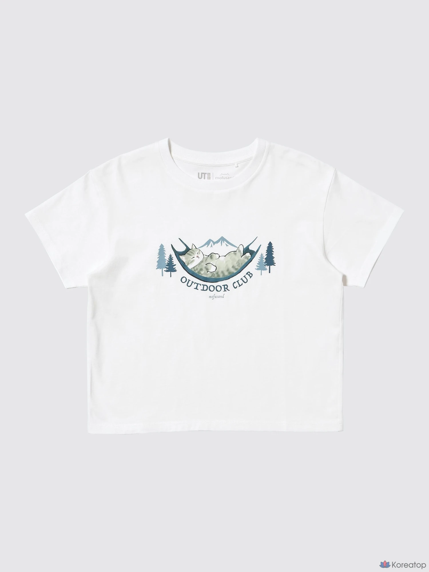 Футболка для девочек Uniqlo mofusand UT Graphic T-Shirt