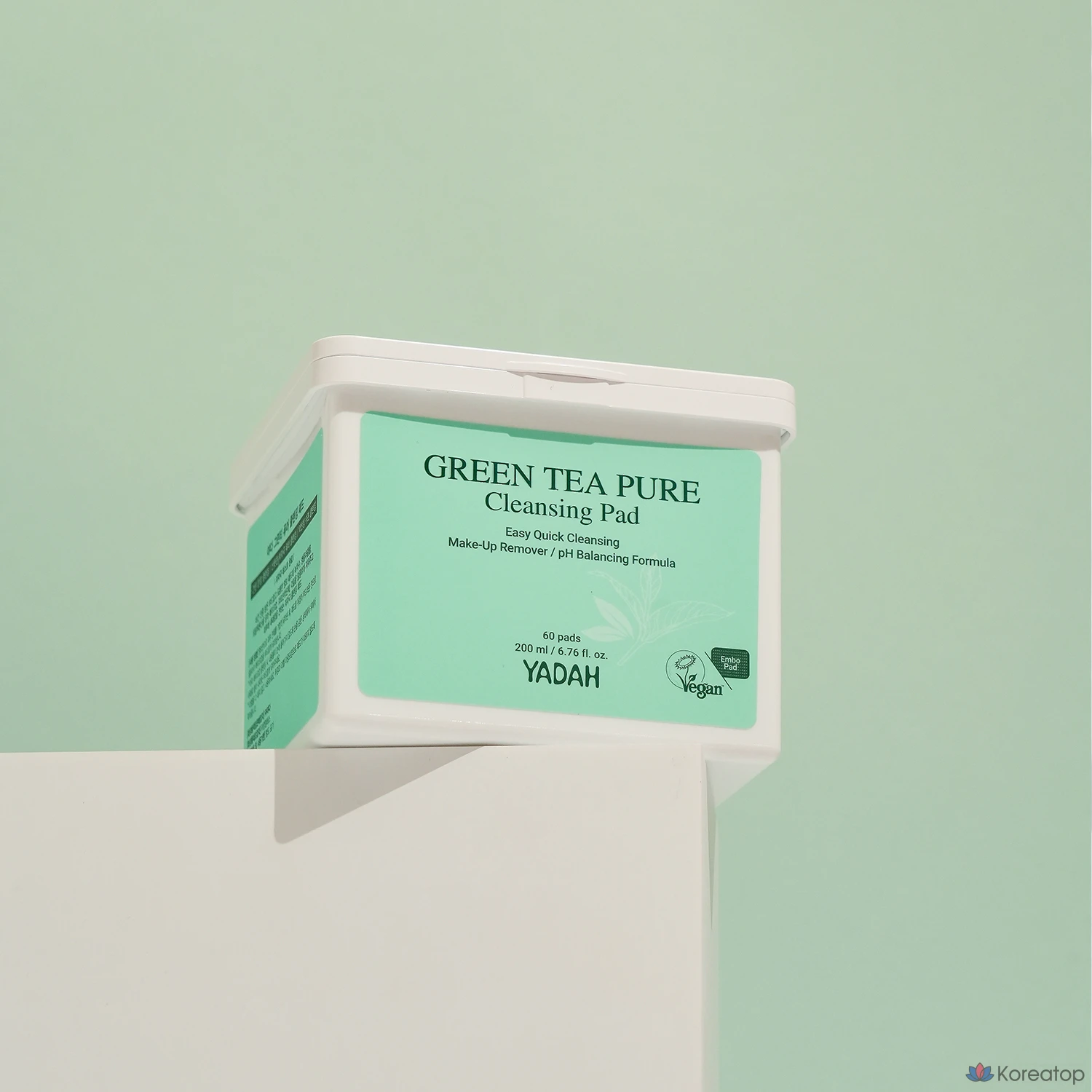 Очищающие пэды Yadah Green Tea Pure Cleansing Pad, 60 шт.