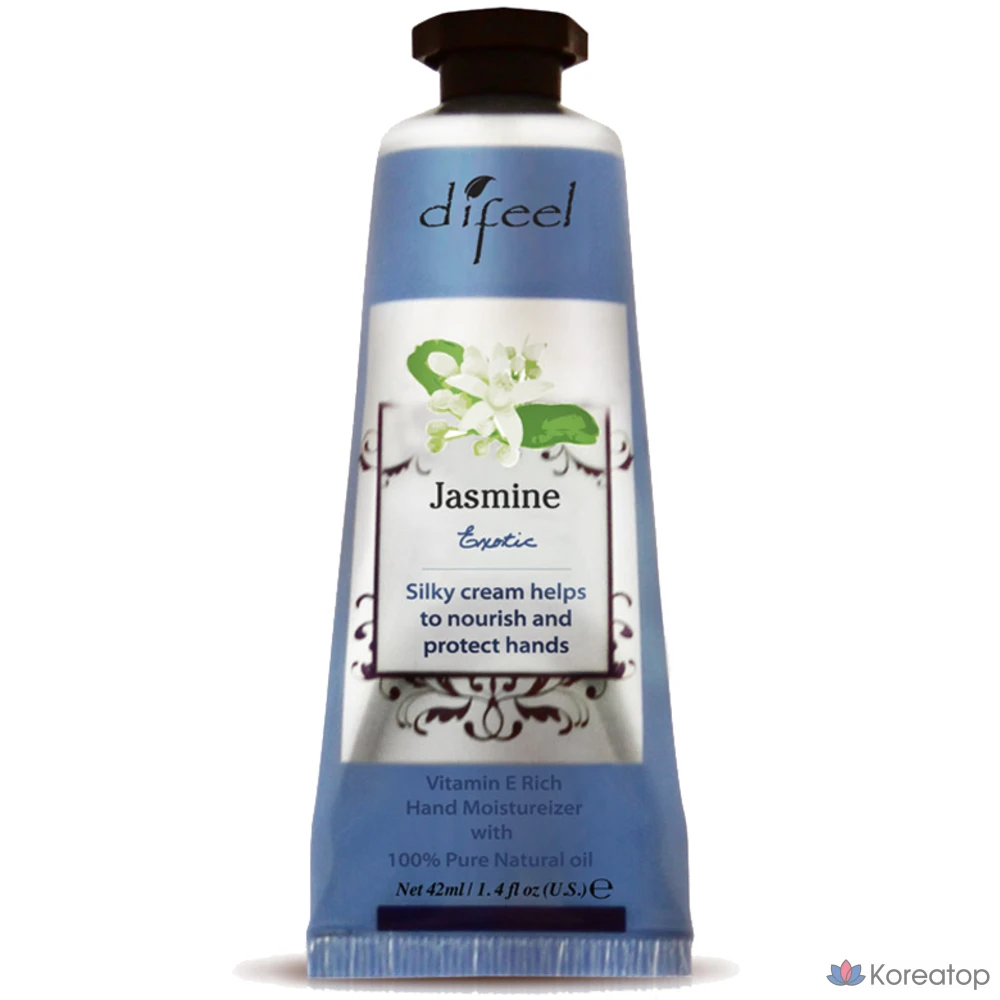 Крем для рук Difeel Nature Hand Cream Jasmine, 42 мл, 1 шт.