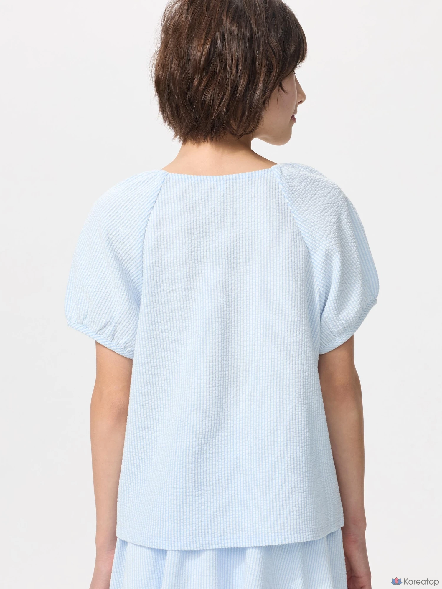 Футболка для девочек Uniqlo Puff Sleeve T