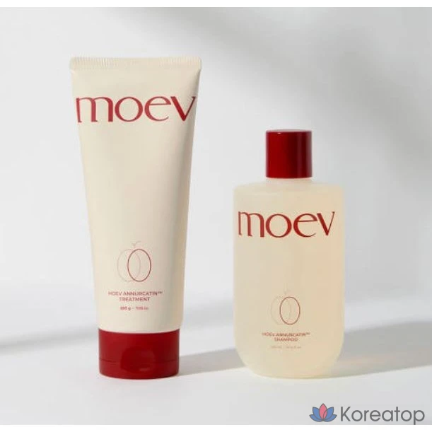 Шампунь и кондиционер Moev Heart Pairing Anucatin Scalp Care Shampoo &amp; Treatment, 300 мл + 200 г, 1 шт.