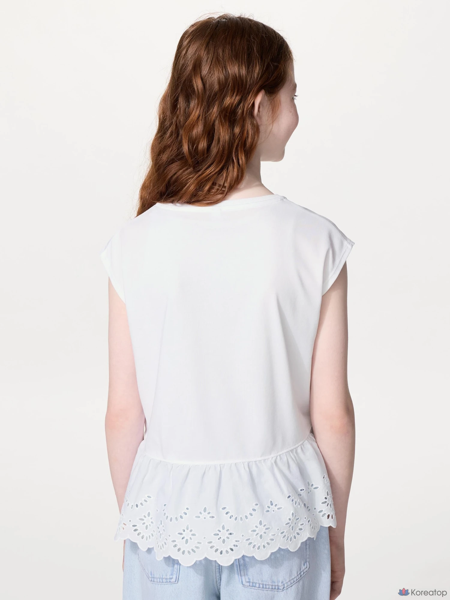 Футболка для девочек Uniqlo Embroidery Combination T