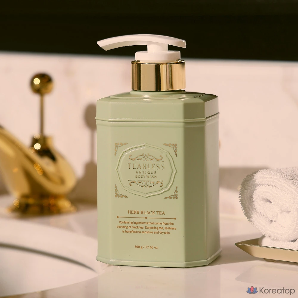 Гель для душа TEABLESS Antique Body Wash Herbal Black Tea, 500 г, 1 шт.