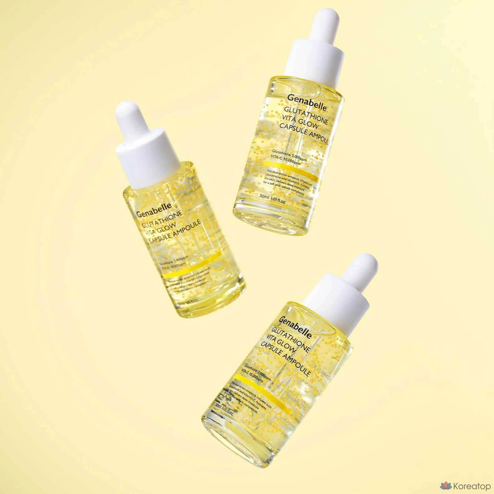 Ампульная сыворотка Genabelle Glutathione Vita Glow Capsule Ampoule, 30 мл, 1 шт.