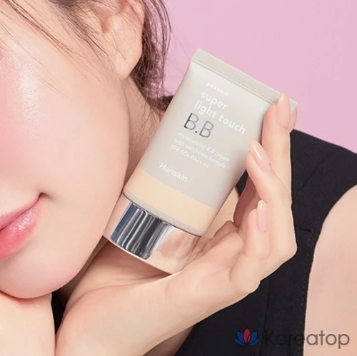 BB-крем HANSKIN Super Light Touch Blemish Balm Cream SPF 50+ PA++++, оттенок Ivory, 30 г, 1 шт., фото 3