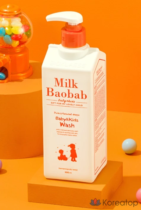 Детское средство для душа Milk Baobab Baby & Kids Body Wash, 500 мл, 1 шт.