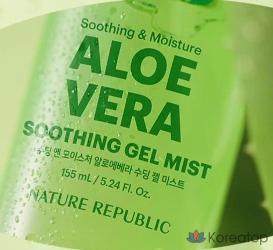 Увлажняющий гель-мист Nature Republic Soothing & Moisture Aloe Vera 92% Soothing Gel Mist, 155 мл, 1 шт.