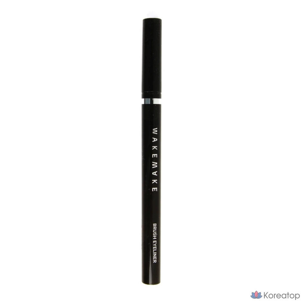 Подводка для глаз WAKEMAKE Iron Wall Brush Liner, оттенок 01 Black, 1 шт.