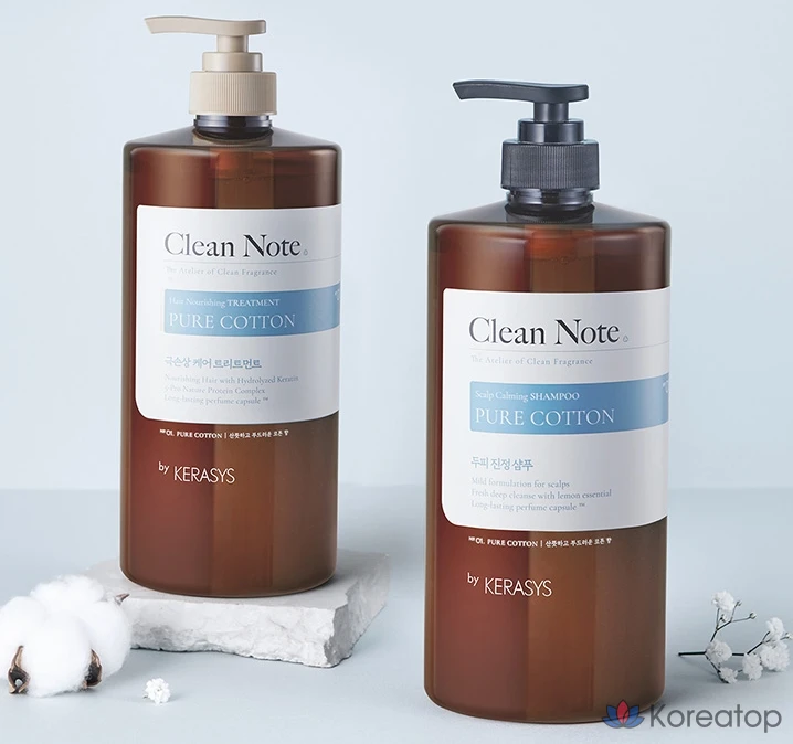 Кондиционер для волос KeraSys Clean Note Pure Cotton Treatment, 1 л, 1 шт.
