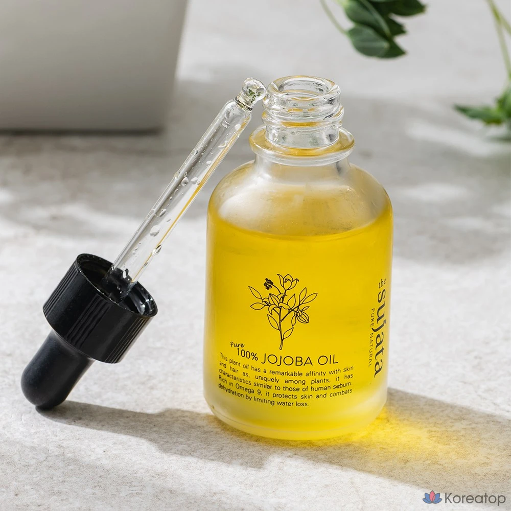 Масло жожоба Sujata Hojoba Oil Cold Pressed Unrefined Pure, 30 мл, 1 шт.