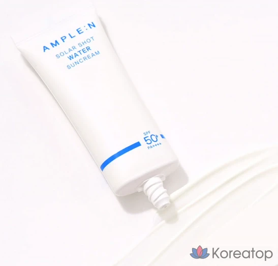Солнцезащитный крем AMPLE:N Solar Shot Water Sun Cream SPF50+ PA++++, 40 мл, 1 шт.