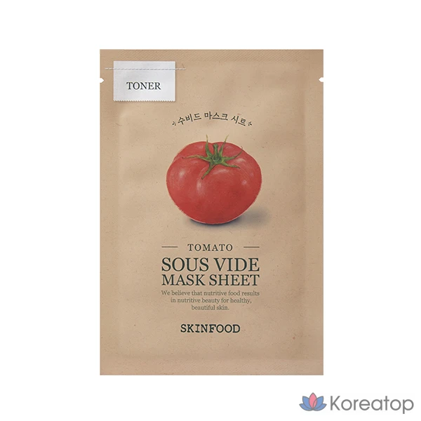 Тканевая маска для лица Skinfood Suveed Mask Sheet Tomato, 18 г, 1 шт.