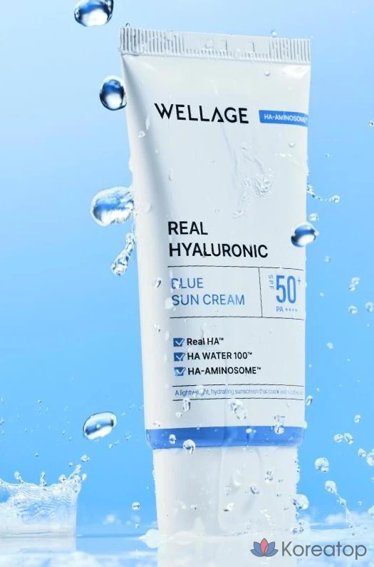 Набор для ухода WELLAGE Real Hyaluronic Skincare (Toner + Ampoule + Soothing Cream), 1 шт.