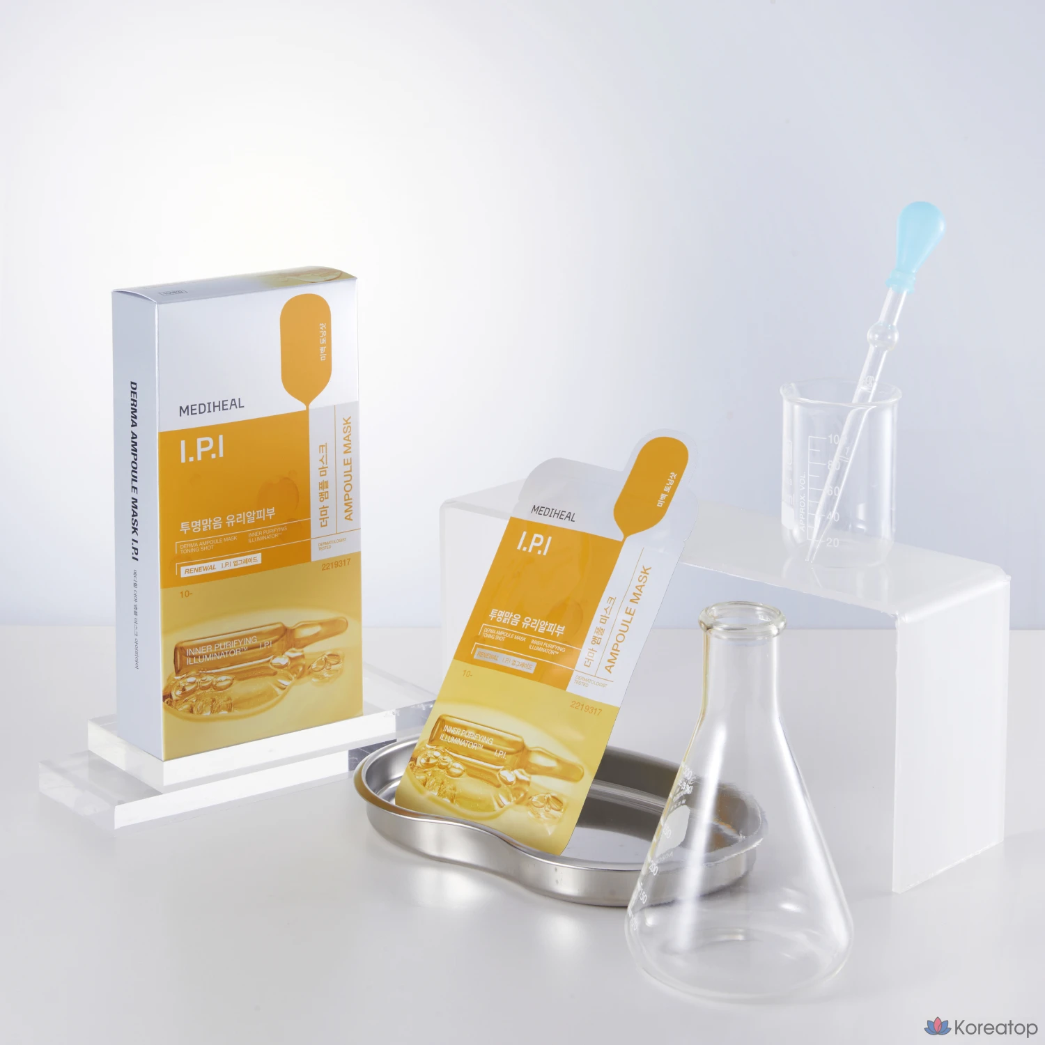 Тканевая маска для лица MEDIHEAL Derma Ampoule Mask IPI, 30 шт., фото 4