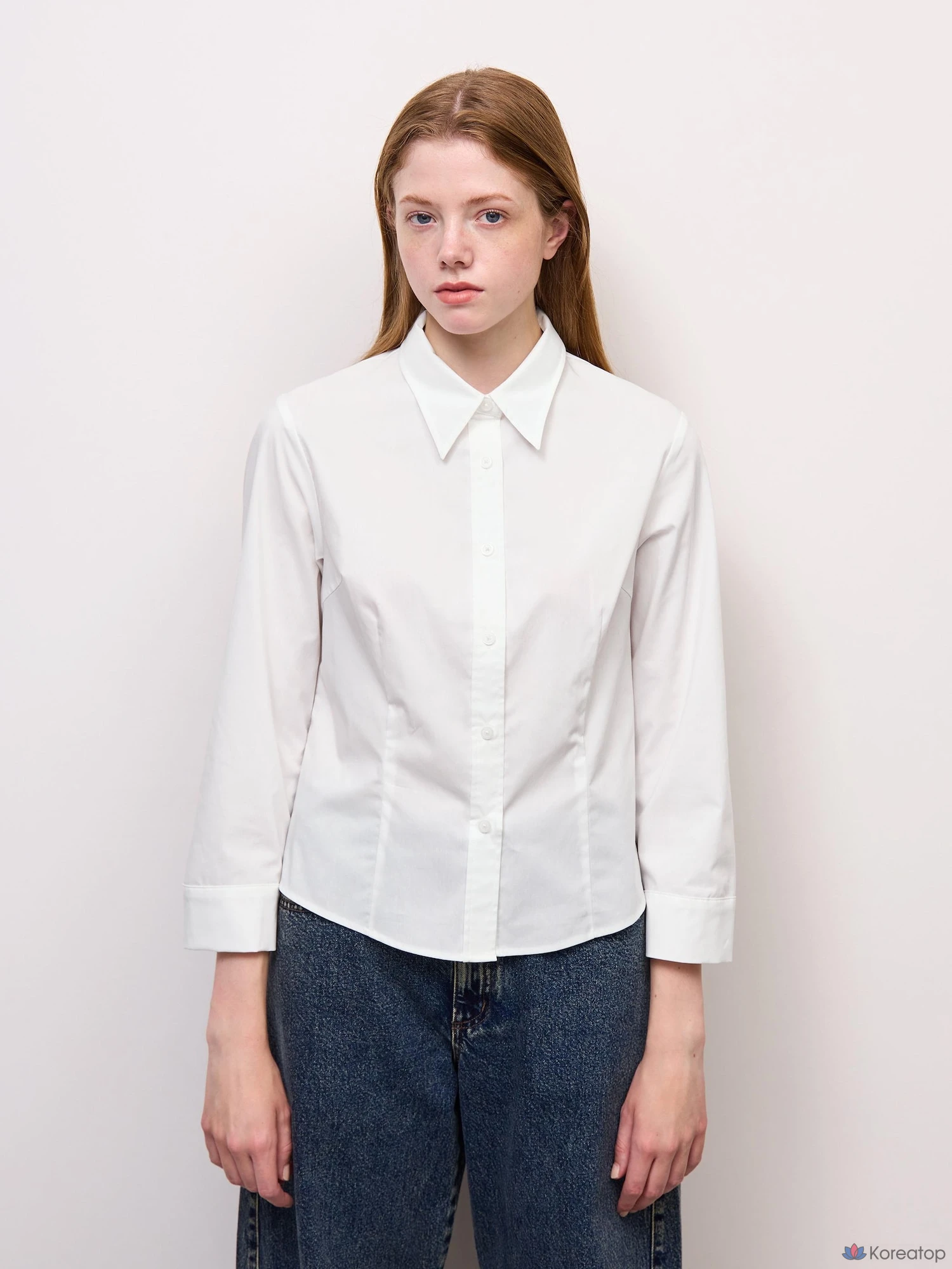 Рубашка Uniqlo Baby Shirt 7/8 Sleeve