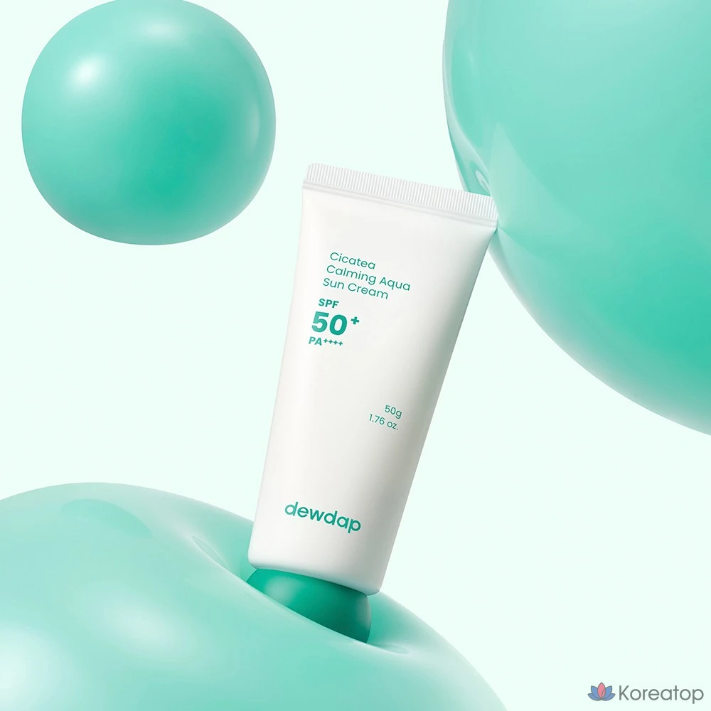 Солнцезащитный крем dewdap Aqua Sun Cream Cica T, 50 г, 1 шт.