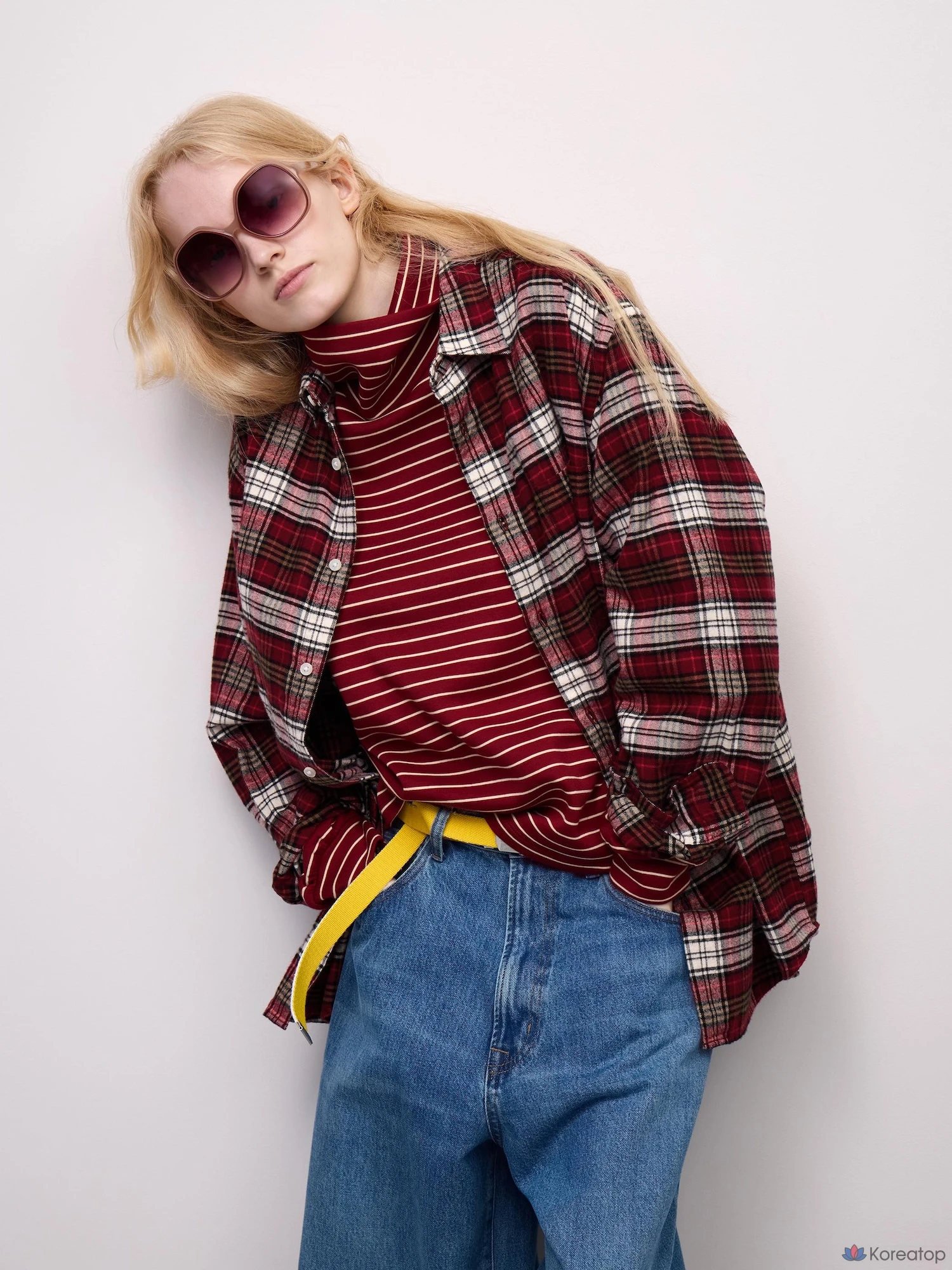 Рубашка Uniqlo Flannel Check Shirt C