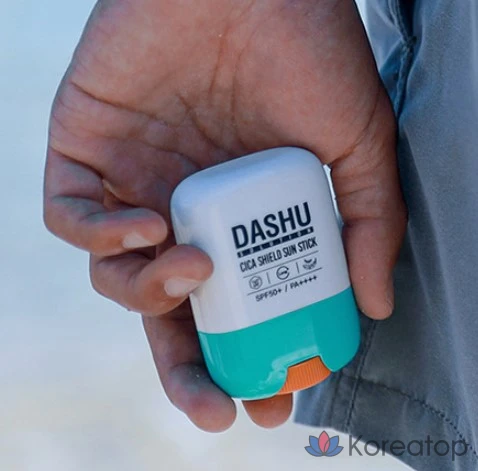Солнцезащитный стик DASHU Solution Cica Shield Sun Stick SPF50+ PA++++, 19 г, 1 шт.