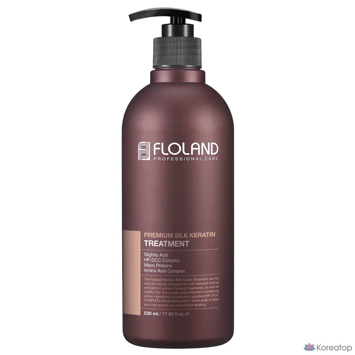 Кондиционер Floland Premium Silk Keratin Treatment, 530 мл, 1 шт.