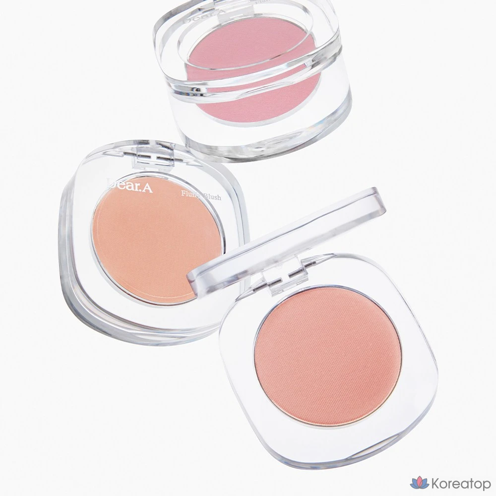 Бьюти-блендер Dear.A Fluffy Blush, оттенок 06 Peach Sorbet, 1 шт.