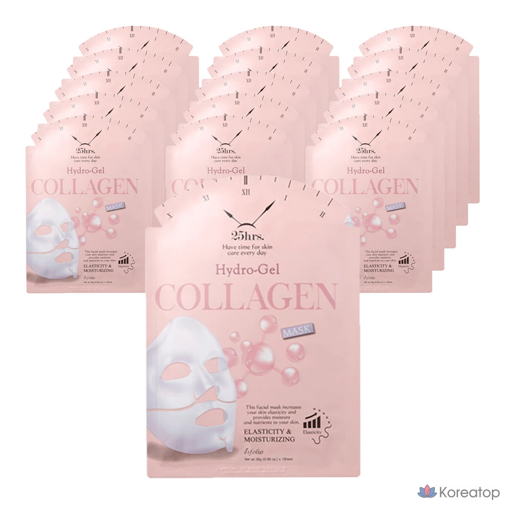 Тканевая маска для лица Esfolio Hydrogel Collagen Mask, 16 шт.