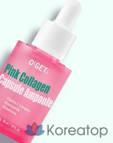 Ампульная сыворотка O!GETi Pink Collagen Capsule Ampoule, 30 мл, 1 шт.