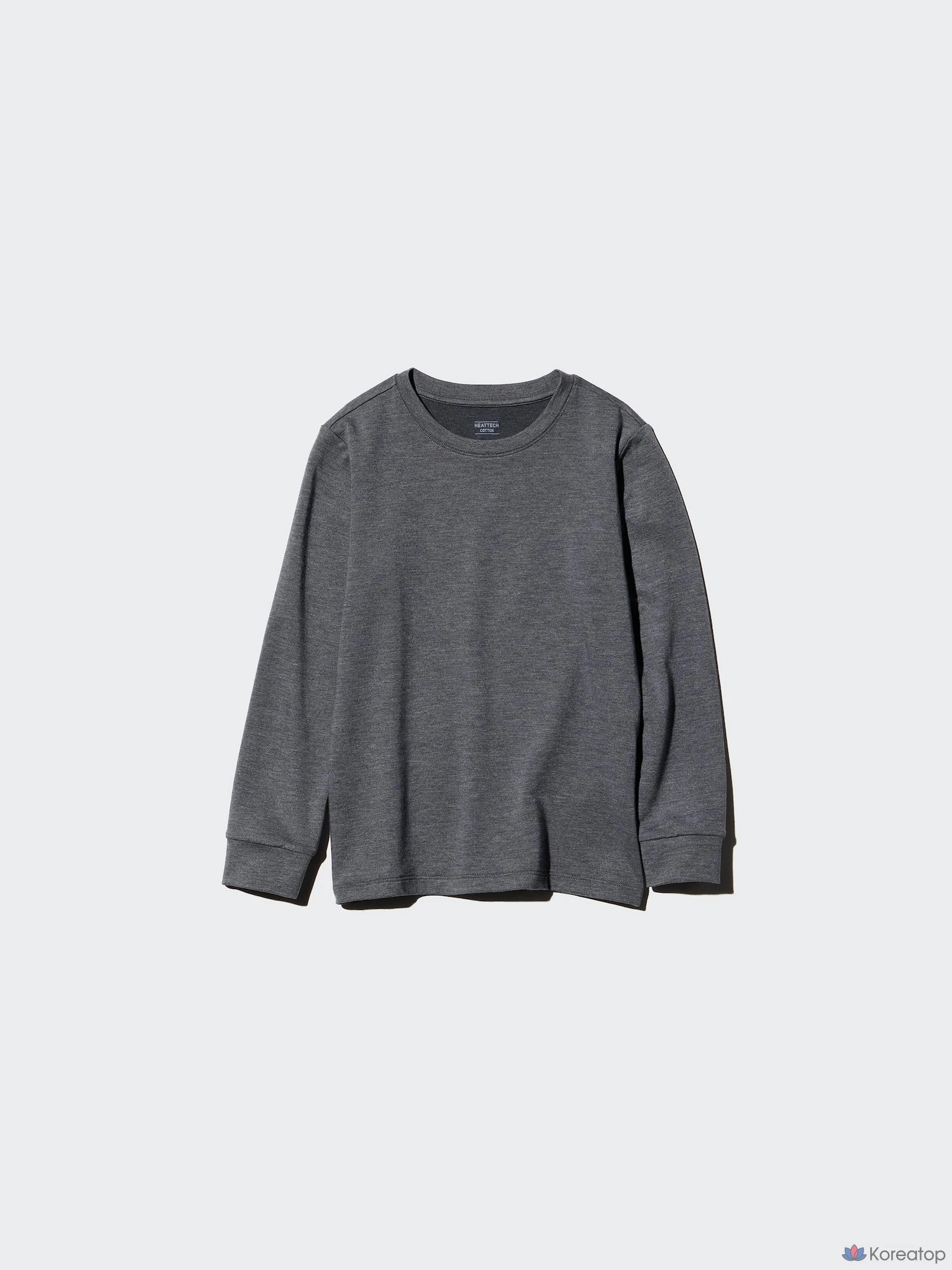 Футболка детская Uniqlo HEATTECH Extra Warm Cotton Crew Neck T с длинным рукавом