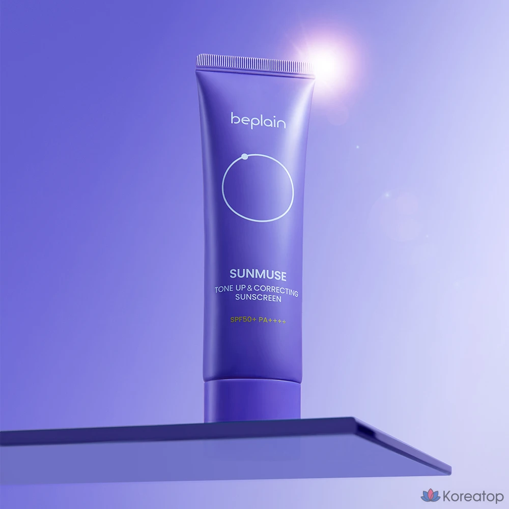 Солнцезащитный крем Beplain Sunmuse Tone Up &amp; Correcting Sun Cream SPF50+ PA++++, 50 мл, 1 шт.