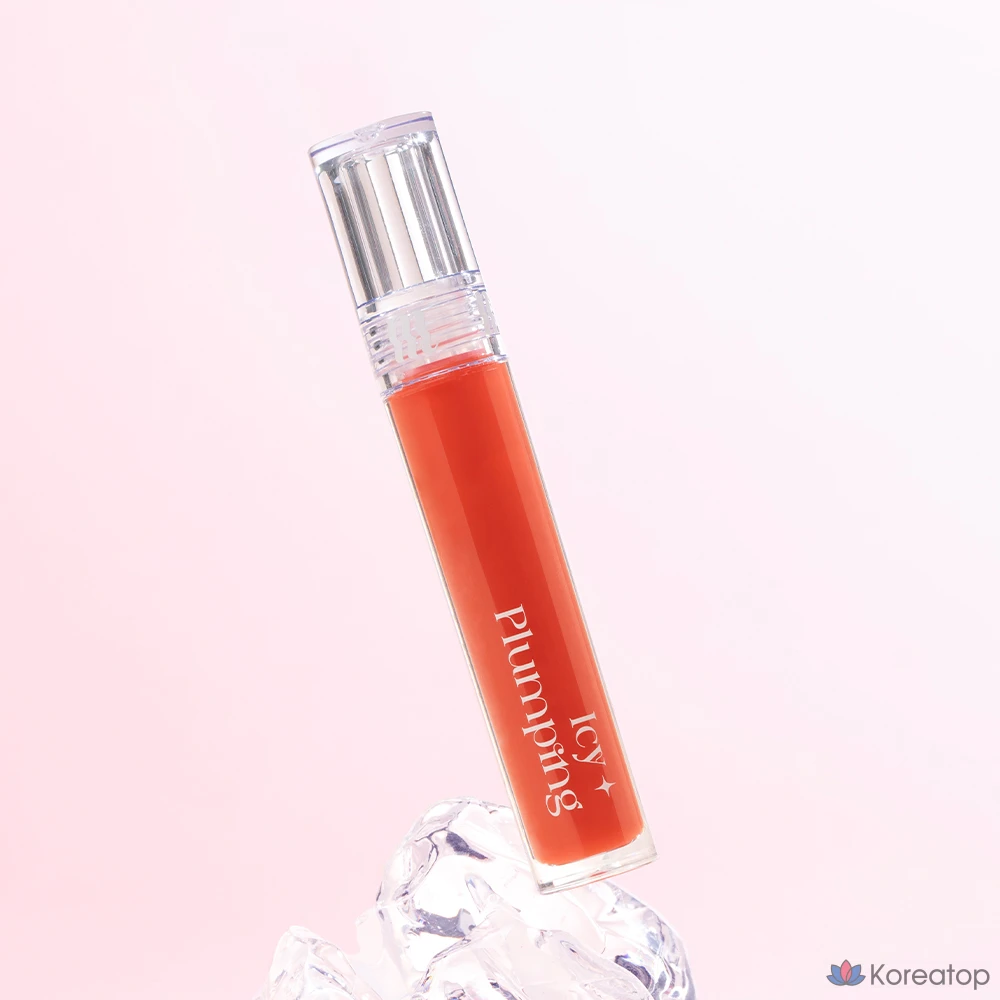 Блеск для губ MERZY Icy Plumping Lip Gloss, оттенок IP2 Chilling Cherry, 4.5 г, 1 шт.