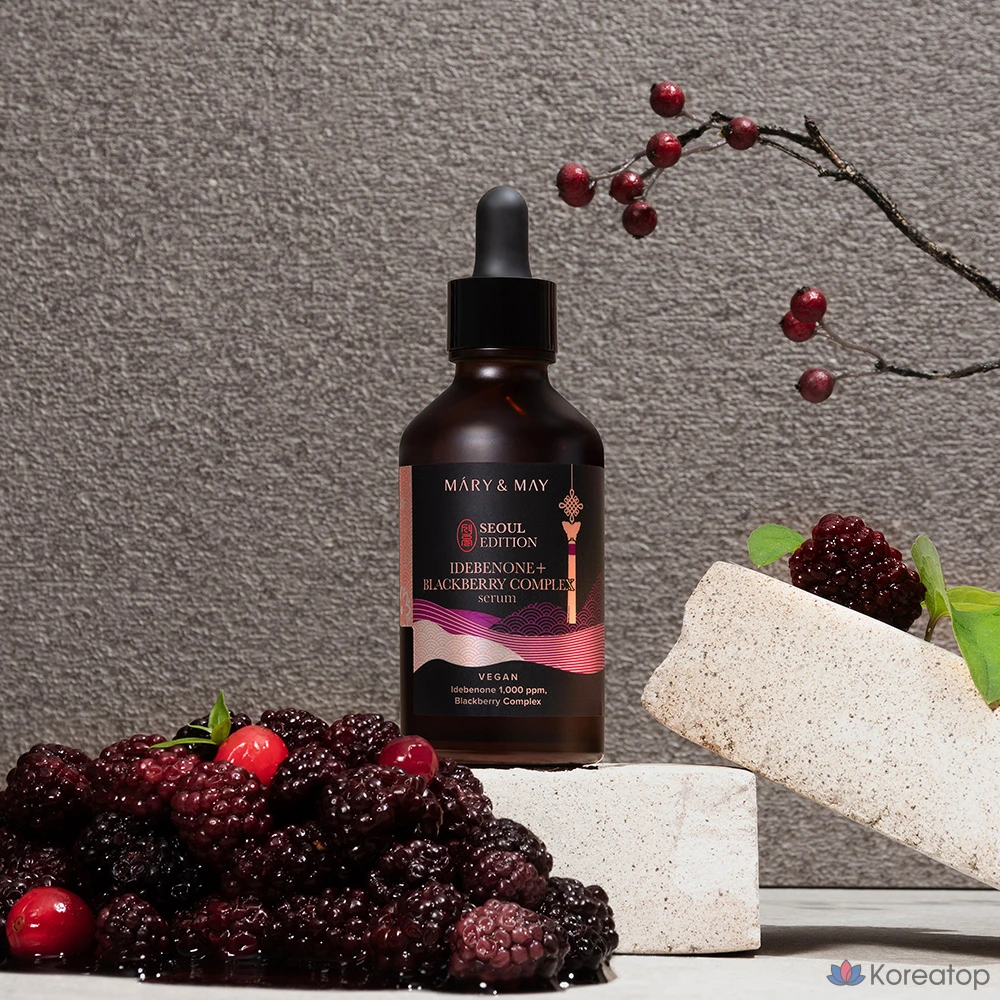 Сыворотка Mary&May Idebenone Blackberry Complex Serum, 80 мл, 1 шт., фото 4