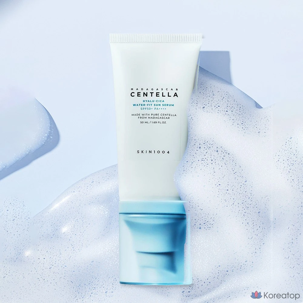 Солнцезащитная сыворотка SKIN1004 Centella Hyalu-Cica Water-Fit Sun Serum SPF50+ PA++++, 50 мл, 1 шт.
