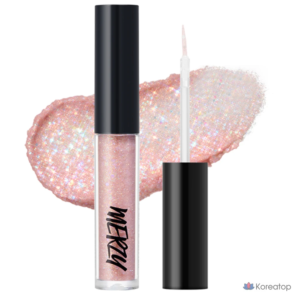 Тинт для губ MERZY Windy Pop Eye Glitter, оттенок PE3 Sweet Paradise, 1 шт.
