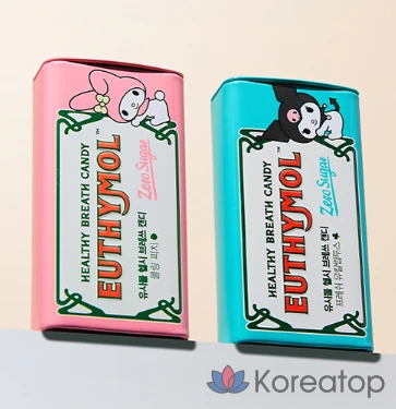 Драже для свежести дыхания Euthymol Healthy Breath Fresh Eucalyptus, 34 г, 1 шт.
