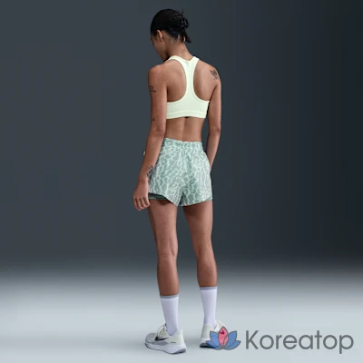 Шорты для бега женские Nike Swift Dri-FIT Mid-Rise 2-in-1 Print