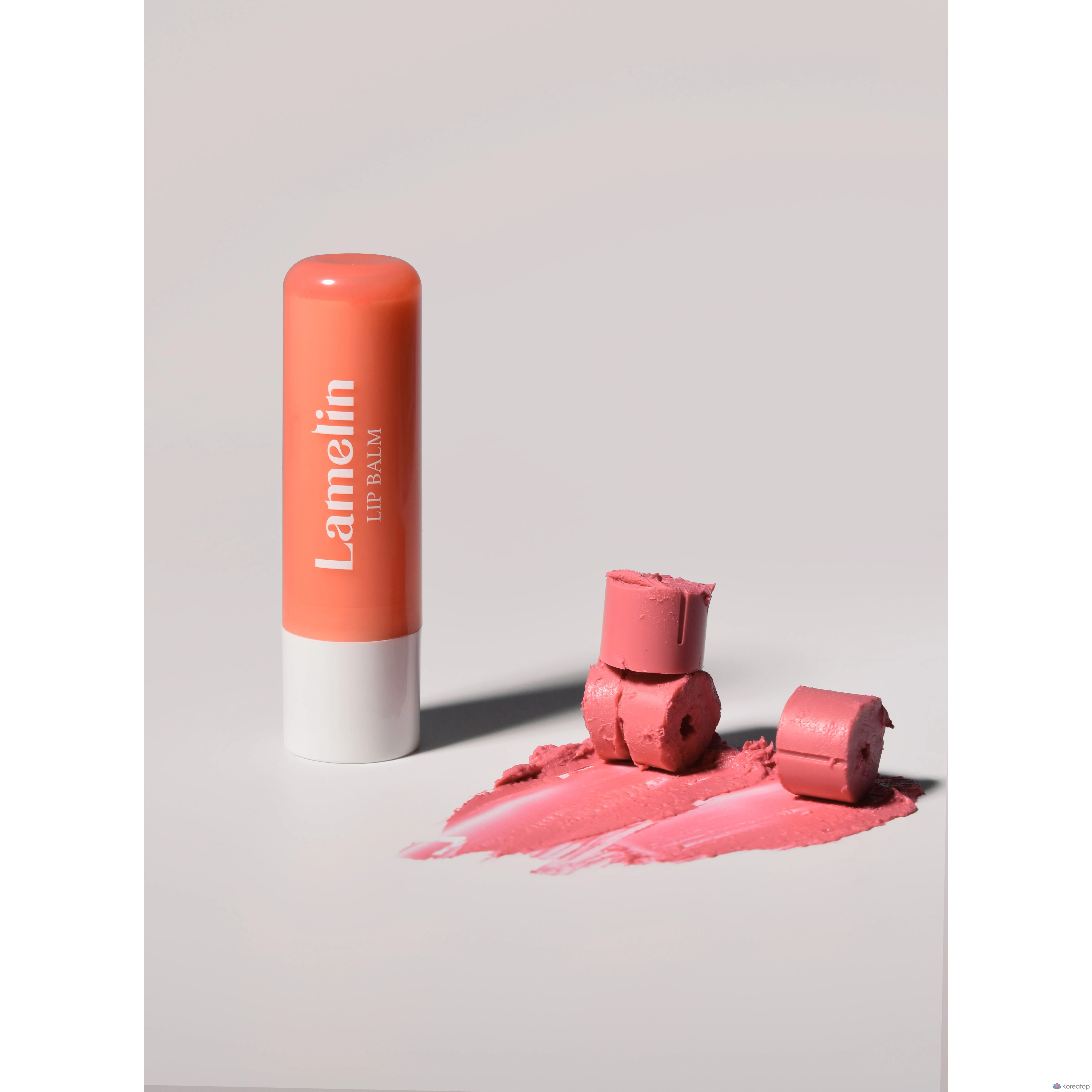 Бальзам для губ Lamelin Glow Fit Moisture Lip Balm, оттенок Peach Pink, 4.3 г, 1 шт.