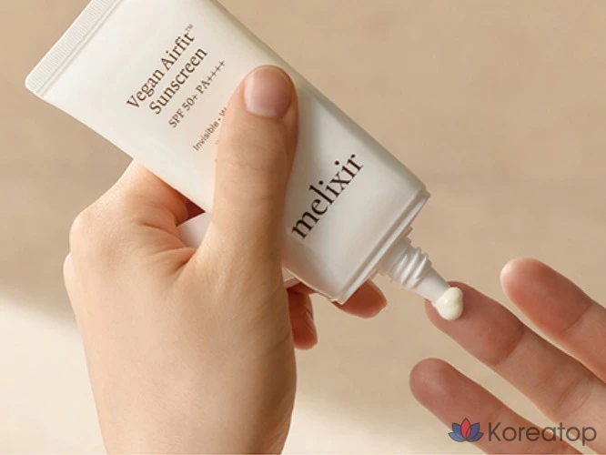 Солнцезащитный крем Melixir Vegan Air Fit Sunscreen SPF50+ PA++++, 50 мл, 1 шт.
