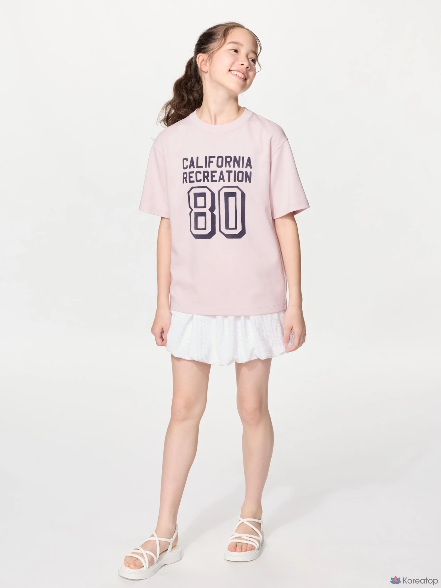 Футболка детская Uniqlo AIRism Cotton Graphic Crew Neck T-Shirt
