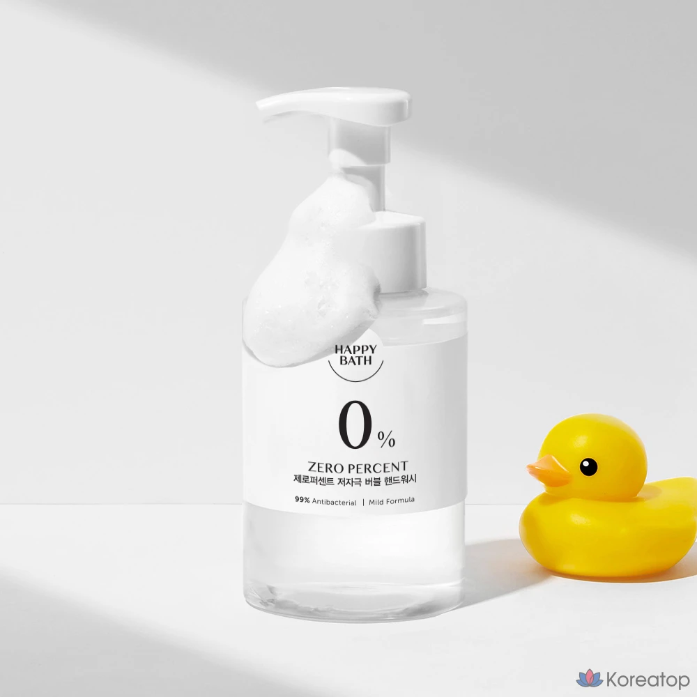 Пенообразующее средство для рук Happy Bath Zero Percent Bubble Hand Wash Unscented, 1 шт.