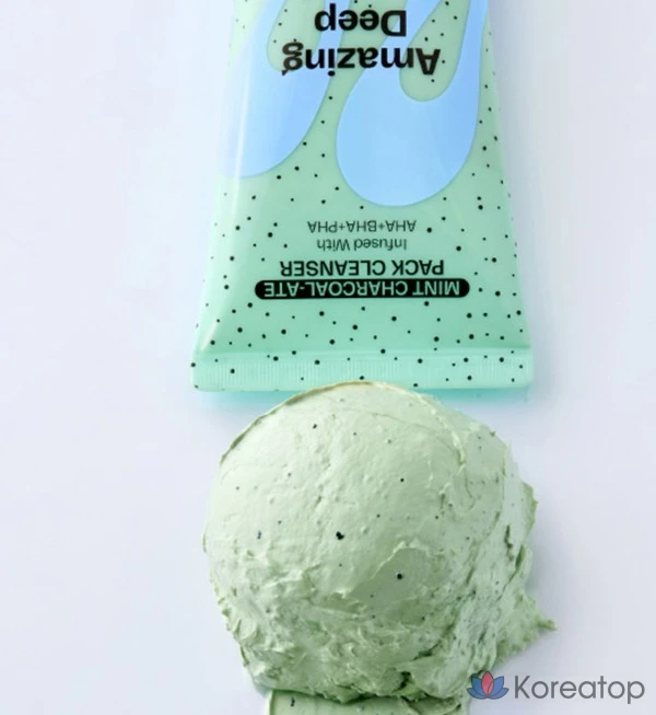 Набор для ухода Mamonde Amazing Deep Mint Charcoal Pack Cleanser, 135 г + 25 г, 1 шт.