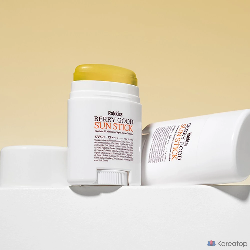 Солнцезащитный стик Rokkiss Berry Good Sun Stick SPF50+ PA++++, 15 г, 1 шт.
