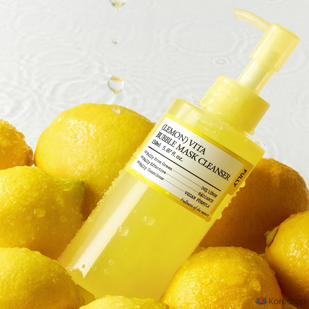 Очищающая пенка FULLY Lemon Vita Bubble Pack Cleanser, 150 мл, 1 шт.