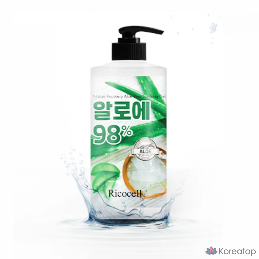 Успокаивающий гель с алоэ Ricocell Nature Recovery Aloe Soothing Gel EX, 1 л, 1 шт.