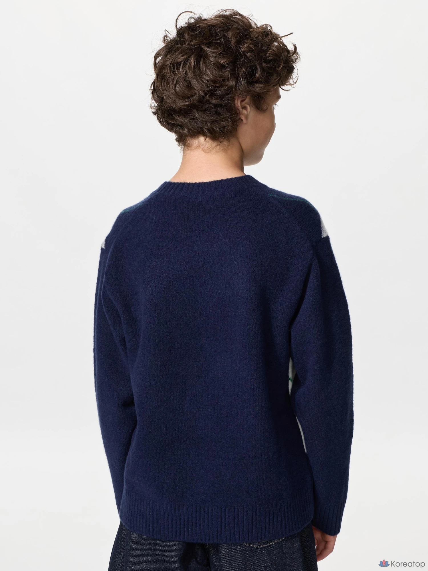 Свитер детский Uniqlo Souffle Yarn Sweater Argyle