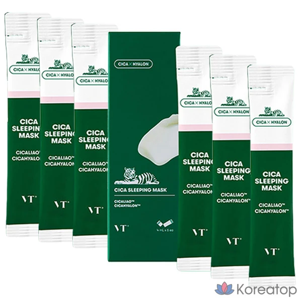 Ночная маска VT Cosmetics Cica Sleeping Mask, 24 мл, 3 шт.