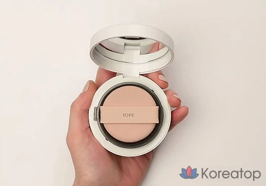Кушон IOPE Air Cushion Foundation Refill, оттенок 21N Vanilla, 15 г, 1 шт.