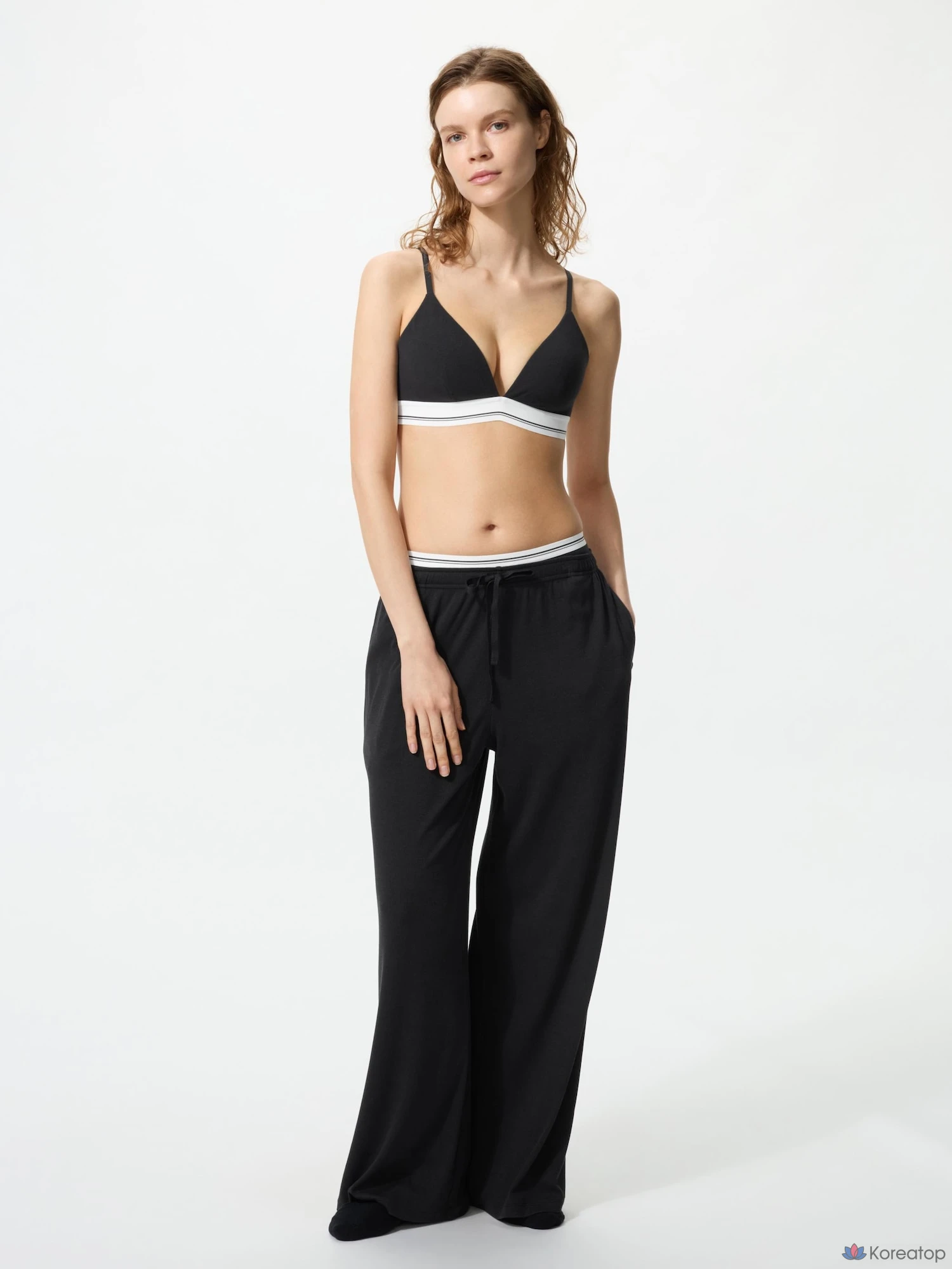 Бюстгальтер Uniqlo Cotton Wireless Bra (Line)