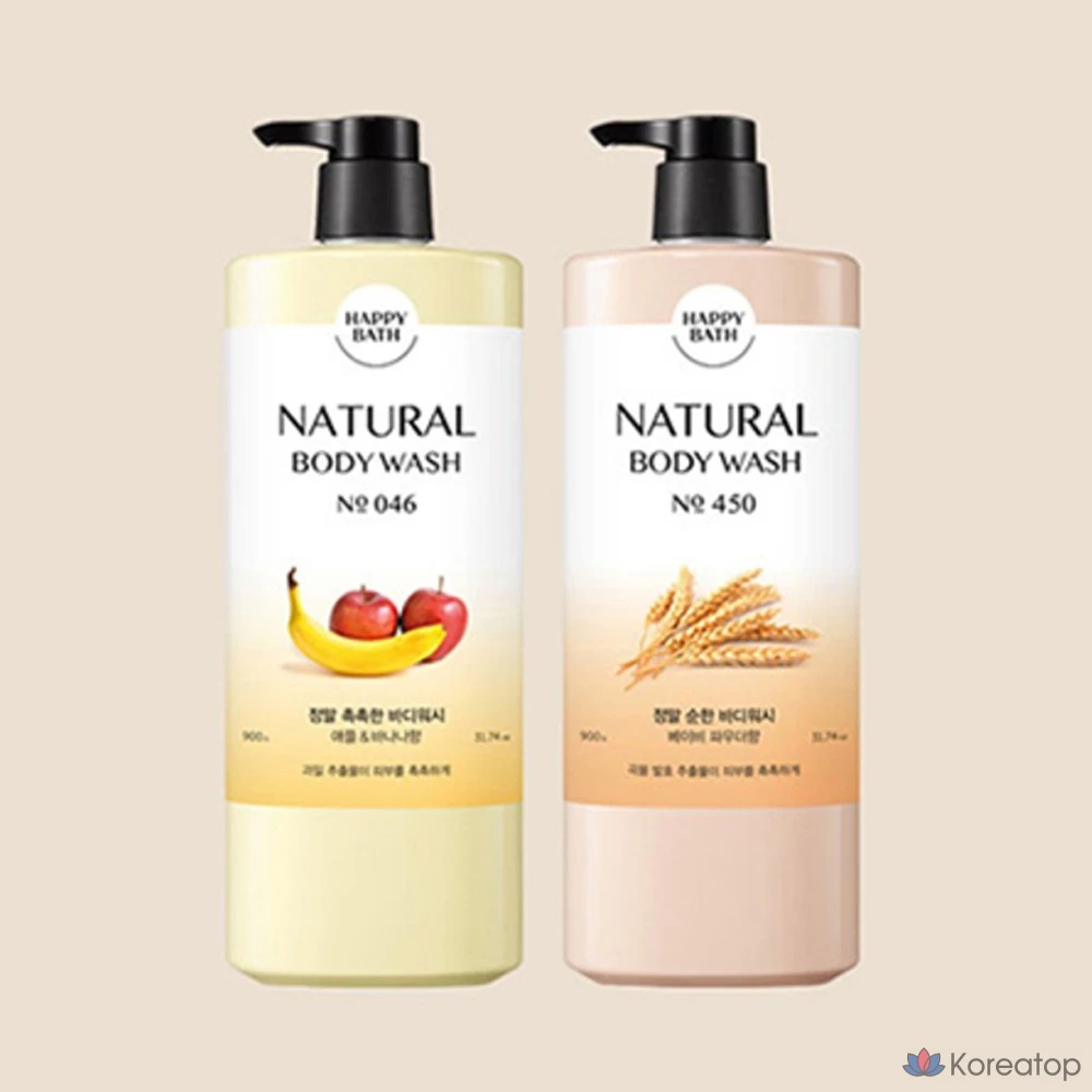 Гель для душа Happy Bath Natural Really Mild Body Wash Baby Powder, 900 г, 1 шт.