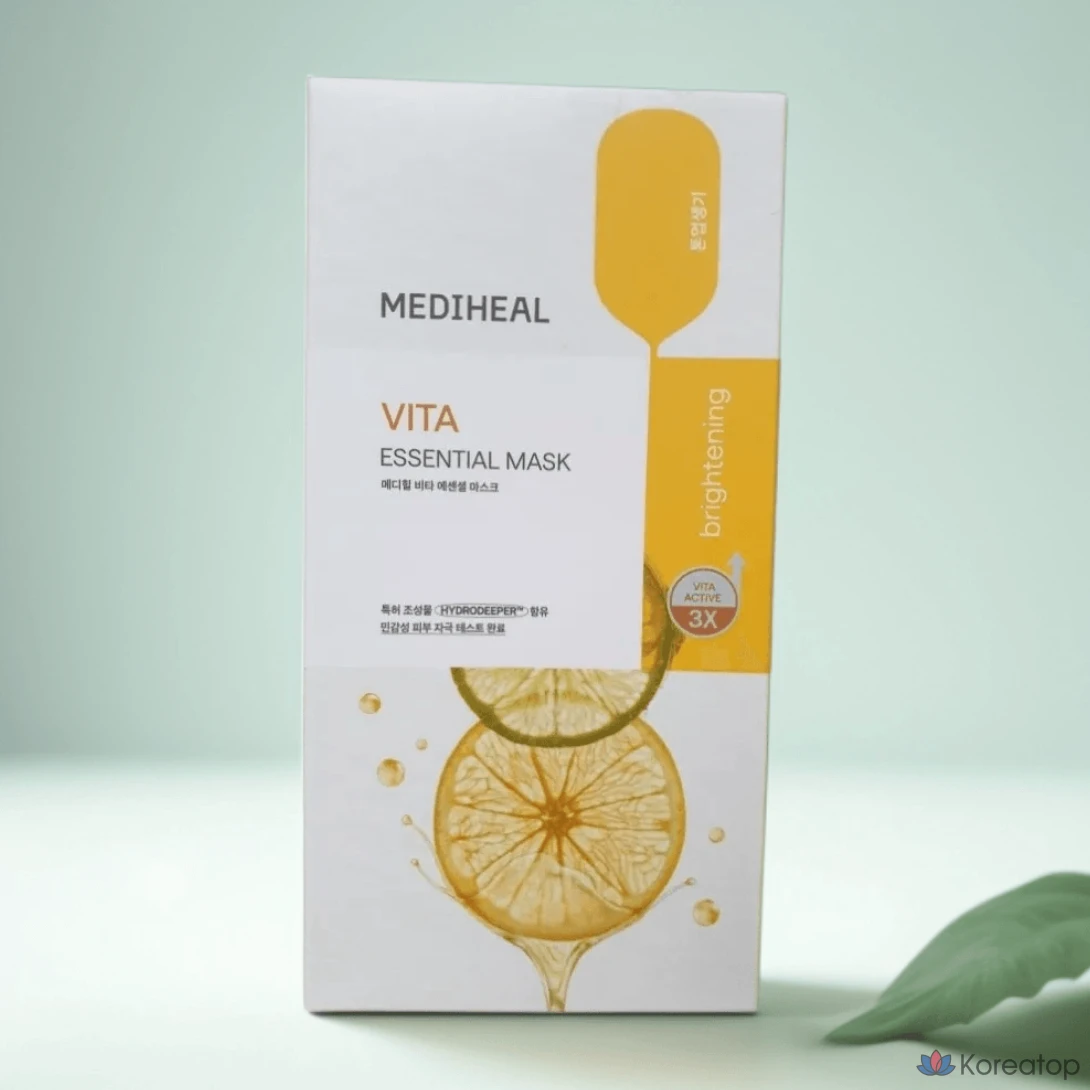 Тканевая маска для лица MEDIHEAL Vita Essential Mask, 10 шт.