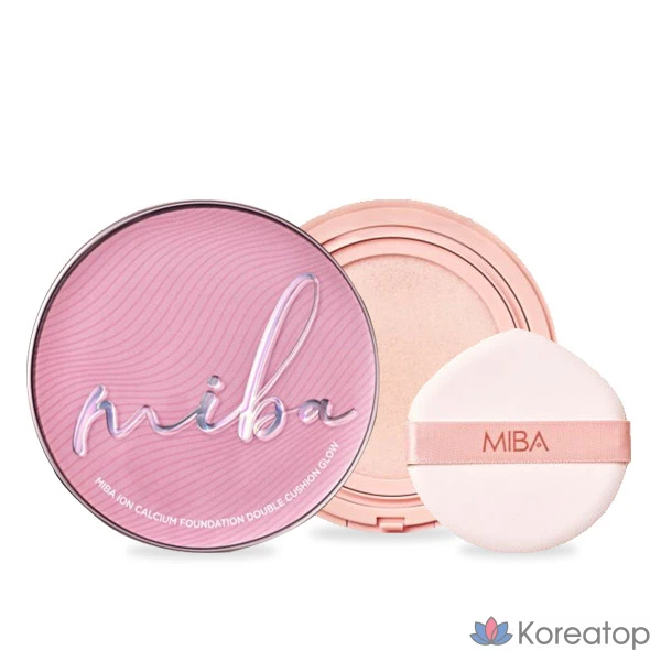 Кушон MIBA Ion Calcium Foundation Double Cushion Glow Season 3, оттенок 23, 1 шт.